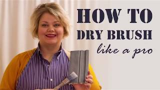 HOW TO DRY BRUSH LIKE A PRO [upl. by Burdelle]