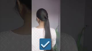 Try this ponytail hairstyle yt [upl. by Ydnem240]