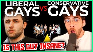 Conservative vs Liberal Gays  Hasanabi Reacts to Jubilee ft AustinShow [upl. by Edwin]