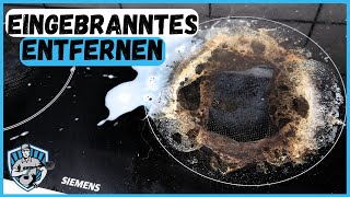 Eingebranntes Herdplatte entfernen  Wie du eingebranntes von der Herdplatte entfernen kannst [upl. by Ilise116]