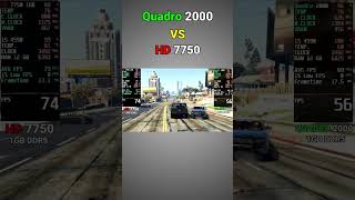 HD 7750 VS QUADRO 2000 [upl. by Pedro]