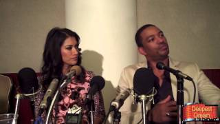 Janina Gavankar amp Laz Alonso On NYPD Research 4 quotThe Mysteries of Lauraquot [upl. by Marlea]