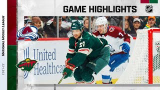 Avalanche  Wild 327  NHL Highlights 2022 [upl. by Thacher]