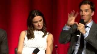 Keira Knightley Benedict Cumberbatch amp Morten Tyldum discuss Perfectiionism [upl. by Rabka]