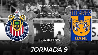 Resumen y Goles  Chivas vs Tigres  Liga BBVA MX  Apertura 2022  Jornada 9 [upl. by Alleuqram]