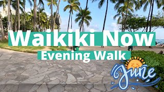 WAIKIKI NOW 2024  Walking down KALAKAUA AVE  June 3 2024 [upl. by Ern]