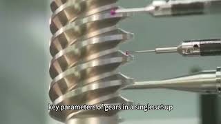 How to Measure Worm Gears with a CMM Measuring CenterWelleshaft [upl. by Anuqahs509]