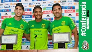 ConferenciaDePrensa Alan Pulido Jona dos Santos y Marco Fabián [upl. by Giarla13]