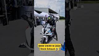 BMW S1000RR M Version 2024 Stock Exhaust Sound 🔊 [upl. by Aranaj309]