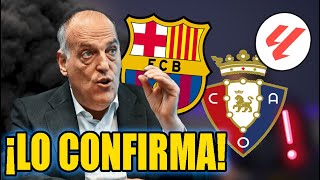 ¡LA LIGA LO CONFIRMA ¡NADIE SE LO ESPERABA ¡DECISION FINAL  NOTICIAS DEL FC BARCELONA HOY [upl. by Dihgirb255]