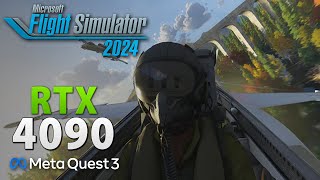 Flight Simulator 2024 in VR  Meta Quest 3  RTX 4090  PCVR [upl. by Call]