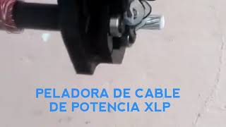 Peladora de cable de potencia XLP remueve la cubierta y el aislamiento Oferta al 50 [upl. by Ahselak938]