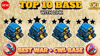 TOP 10 BEST TH12 WAR BASE ANTI E DRAG WITH REPLAY  TH12 WAR BASE WITH LINK TH12 BASE UPDATE 2024 [upl. by Fachini]