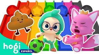 100 MIN Las Canciones Infantiles para niños de 2 a 3 años  Colores  Mix  Hogi en español [upl. by Enak]