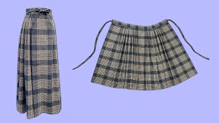 No zippers no elastic bands  Sewing beautiful and stylish skirts easy for beginners [upl. by Neerom]