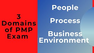 3 Domains of PMP 2021 Outline  People Process amp Business Environment  PMP  PMP 2021 Outline [upl. by Walworth841]