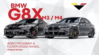 Vorsteiner BMW G8X M3M4 Carbon Fiber Aero and Flow forged wheel product review [upl. by Filahk852]