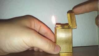 St Dupont Linie 1 Luxus Feuerzeug  Luxury Lighter Line 1 [upl. by Enimzzaj724]