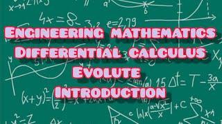 16Differential calculus in tamil  Evolute introduction  Engineering needs [upl. by Sussman]