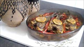 Recette Poisson au Four  HOUT FI FORN [upl. by Vanna]