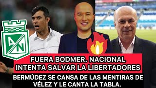 🔥 ¿QUÉ SERÁ DE NACIONAL IDO BODMER  BERMÚDEZ ARREMETE CONTRA VÉLEZ… [upl. by Drwde]