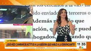 “Podía negociar” Funcionaria que habría amedrentado a la denunciante de Monsalve Tu Día  Canal 13 [upl. by Bret727]