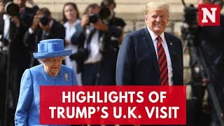 Highlights Of Trump’s UK Visit [upl. by Farmer5]