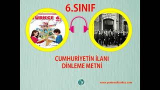 CUMHURİYETİN İLANI Dinleme Metni [upl. by Gombach]