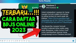 CARA DAFTAR BPJS KESEHATAN ONLINE 2023 TERBARU  5 MENIT LANGSUNG JADI [upl. by Idelson]