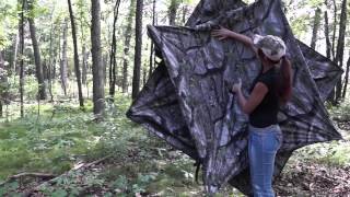 Foldling Instructions Feather Outdoors Blind [upl. by Acker]