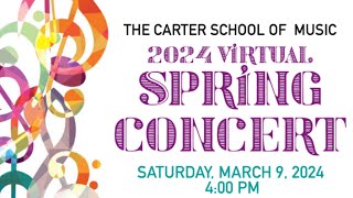 Carter School of Music  Spring 2024 Concert  New Shiloh Baptist Church [upl. by Mroz401]