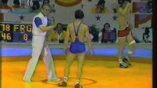 1984 Olympic Games GrecoRoman Wrestling 57kg Final [upl. by Brian613]