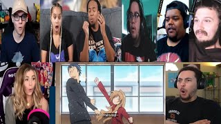 TORADORA EPISODE 1 REACTION MASHUP [upl. by Adalia686]