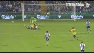 Incredible tackle Albions Craig Dawson v Arsenal [upl. by Riane]