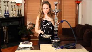 Kaloud™ Instructional How to Properly Use Charcoal With a Hookah [upl. by Anahsek]