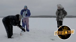 Joe amp Desiree Burchs funniest Bloopers amp Deleted scenes in Lapland  Travel Man [upl. by Zandt577]