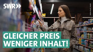 Mogelpackungen aufgedeckt Wie Hersteller Preiserhöhungen verschleiern  Marktcheck SWR [upl. by Toy643]