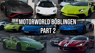 Motorworld Böblingen Highlights Part 2 Pagani huayra  Aventador Ultimae SV… [upl. by Antonino423]