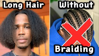 How to Grow Long Hair Super Fast Without Braiding It  Natural Hair Growth Tips [upl. by Philippe]