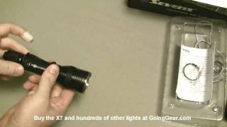 4Sevens Maelstrom X7 XML Tactical Flashlight Review [upl. by Berny455]