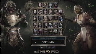 SHAO KAHN VS DVORAH MK11 VERY HARD [upl. by Ehud94]