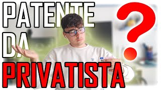 TUTTO ciò CHE SERVE per PRENDERE la PATENTE da PRIVATISTA [upl. by Emanuel]