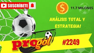 PROGOL 2249 PARTE 2 DATOS Y ESTRATEGIA 117 MILLONES [upl. by Kwapong875]