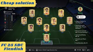 FC 25 FIFA 25  Fiendish SBC  League and Nation Hybrid  cheap solution [upl. by Cates]