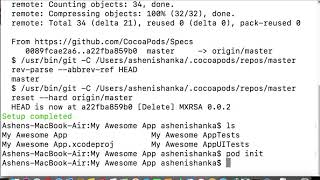 How to install CocoaPods on mac and setup Pods with Xcode Project [upl. by Anialem]