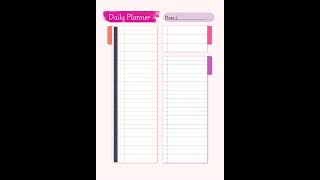 Daily Hourly Planner  Stay Inspired 5 Colorful Digital Planners for Every Day [upl. by Levana399]