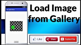 Load image from gallery in imageview  Android Studio Tutorial  Beginner  First App Run [upl. by Robenia462]