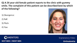 NEET MDS  INICET  Orthodontia  Occlusion amp Classification Of Malocclusion  Explanatory Video [upl. by Neoma]