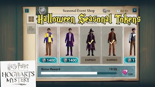 Harry Potter Hogwarts Mystery Seasonal tokens prizes and dorm prize setup [upl. by Latea240]