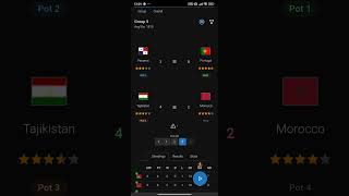 2024 Futsal World Cup Group E more realistic simulation Portugal Morocco and Tajikistan all 6 pts [upl. by Yelrebmyk774]